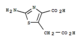 2-Amino-5-(carboxymethyl)-1,3-thiazole-4-carboxylic acid hydrobromide Structure,89640-87-9Structure