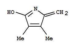 2H-pyrrol-5-ol,3,4-dimethyl-2-methylene-(9ci) Structure,89686-46-4Structure