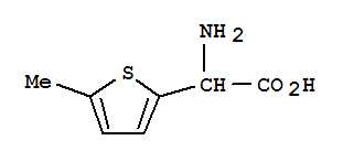 2-Amino-2-(5-methylthiophen-2-yl)acetic acid Structure,89776-66-9Structure