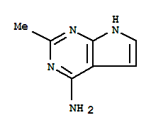 7H-pyrrolo[2,3-d]pyrimidine, 4-amino-2-methyl-(7ci) Structure,89852-87-9Structure