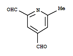 2,4-Pyridinedicarboxaldehyde,6-methyl - (7ci) Structure,89942-53-0Structure