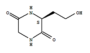 (S)-3-(2-hydroxyethyl)-2,5-diketopiperazine Structure,89959-25-1Structure