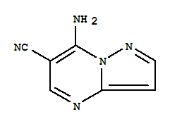 7-Amino-pyrazolo[1,5-a]pyrimidine-6-carbonitrile Structure,89975-57-5Structure