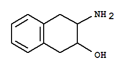 2-Naphthalenol, 3-amino-1,2,3,4-tetrahydro- Structure,89991-12-8Structure