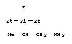 1-Propanamine, 2-(diethylfluorosilyl)- Structure,89994-99-0Structure