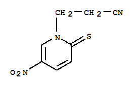 1(2H)-pyridinepropionitrile, 5-nitro-2-thioxo-(7ci) Structure,90004-27-6Structure