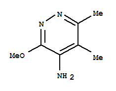 Pyridazine, 4-amino-3-methoxy-5,6-dimethyl-(7ci) Structure,90008-49-4Structure