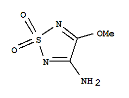 1,2,5-Thiadiazol-3-amine, 4-methoxy-, 1,1-dioxide Structure,90103-62-1Structure