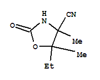 4-Oxazolidinecarbonitrile,5-ethyl-4,5-dimethyl-2-oxo-(7ci) Structure,90197-36-7Structure