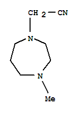 1-Methyl-4-(cyanomethyl)-1,4-diazepane Structure,90206-21-6Structure