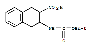 3-Tert-butoxycarbonylamino-1,2,3,4-tetrahydro-naphthalene-2-carboxylic acid Structure,903094-83-7Structure