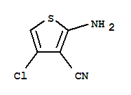 2-Amino-4-chloro-3-cyanothiophene Structure,90312-20-2Structure