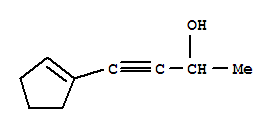 3-Butyn-2-ol, 4-(1-cyclopenten-1-yl)-(7ci) Structure,90533-93-0Structure