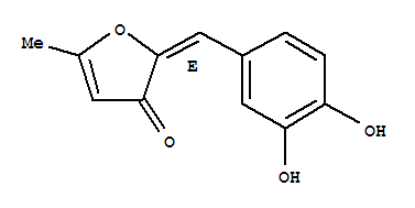 (2E)-2-[(3,4-dihydroxyphenyl)methylene]-5-methyl-3(2h)-furanone Structure,906366-79-8Structure