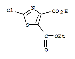 2-Chloro-5-(ethoxycarbonyl)-1,3-thiazole-4-carboxylic acid Structure,907545-80-6Structure