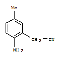 Acetonitrile, (6-amino-m-tolyl)-(7ci) Structure,90765-19-8Structure