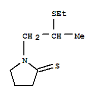 2-Pyrrolidinethione, 1-[2-(ethylthio)propyl]- Structure,90951-10-3Structure