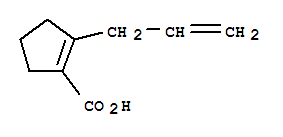 1-Cyclopentene-1-carboxylicacid,2-(2-propenyl)-(9ci) Structure,90969-23-6Structure