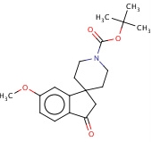 Tert-butyl 3-oxo-6-methoxy-2,3-dihydrospiro[indene-1,4-piperidine]-1-carboxylate Structure,910442-59-0Structure