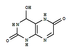 2,6-Pteridinedione,1,3,4,5-tetrahydro-4-hydroxy-(7ci) Structure,91184-15-5Structure