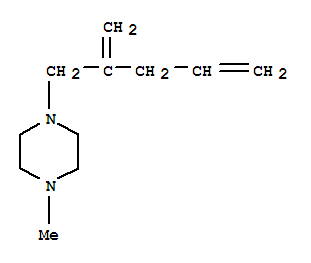 Piperazine, 1-methyl-4-(2-methylene-4-pentenyl)-(7ci) Structure,91211-40-4Structure