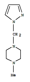 Piperazine, 1-methyl-4-(1h-pyrazol-1-ylmethyl)-(9ci) Structure,91272-90-1Structure