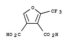 2-(Trifluoromethyl)furan-3,4-dicarboxylic acid Structure,91324-01-5Structure