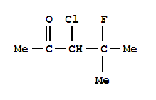 2-Pentanone, 3-chloro-4-fluoro-4-methyl- Structure,91524-36-6Structure