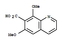 7-Quinolinecarboxylicacid,6,8-dimethoxy-(7ci,9ci) Structure,91570-01-3Structure