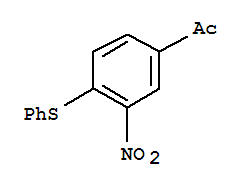 1-[3-nItro-4-(phenylthio)phenyl]ethan-1-one Structure,92163-78-5Structure