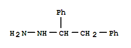 (1,2-Diphenyl-ethyl)-hydrazine Structure,92255-12-4Structure