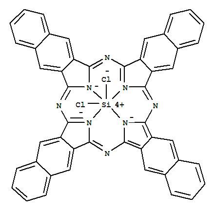 Silicon 2,3-naphthalocyanine dichloride Structure,92396-91-3Structure