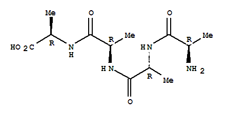 D-alanine,n-[n-(n-d-alanyl-d-alanyl)-d-alanyl]-(9ci) Structure,926-78-3Structure