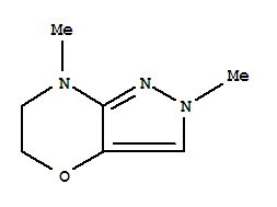 Pyrazolo[4,3-b][1,4]oxazine, 2,5,6,7-tetrahydro-2,7-dimethyl- Structure,92616-04-1Structure