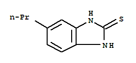 2H-benzimidazole-2-thione,1,3-dihydro-5-propyl-(9ci) Structure,92806-74-1Structure