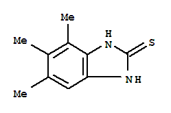 2H-benzimidazole-2-thione,1,3-dihydro-4,5,6-trimethyl-(9ci) Structure,92893-95-3Structure