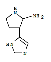 2-Pyrrolidinamine, 3-(1h-imidazol-5-yl)- Structure,929102-07-8Structure