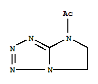 4H-imidazo[1,2-d]tetrazole, 4-acetyl-5,6-dihydro-(9ci) Structure,92922-18-4Structure