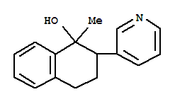 1-Methyl-2-pyridin-3-yl-1,2,3,4-tetrahydro-naphthalen-1-ol Structure,93008-02-7Structure