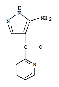 Methanone, (5-amino-1H-pyrazol-4-yl)-2-pyridinyl- Structure,931114-35-1Structure