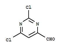 4-Pyrimidinecarboxaldehyde, 2,6-dichloro- Structure,933746-24-8Structure