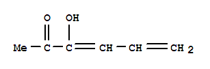 3,5-Hexadien-2-one, 3-hydroxy-(9ci) Structure,93376-49-9Structure