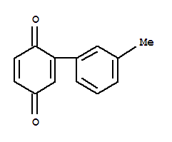 2-(3-Methylphenyl)-p-benzoquinone Structure,93504-10-0Structure