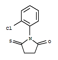 2-Pyrrolidinone, 1-(2-chlorophenyl)-5-thioxo- Structure,93506-07-1Structure