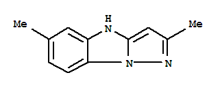 4H-pyrazolo[1,5-a]benzimidazole,2,6-dimethyl-(9ci) Structure,94724-89-7Structure