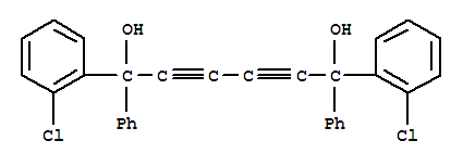 (-)-1,6-Bis(2-chlorophenyl)-1,6-diphenyl-2,4-hexadiyne-1,6-diol Structure,96158-84-8Structure