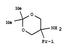 1,3-Dioxan-5-amine,2,2-dimethyl-5-(1-methylethyl)-(9ci) Structure,97584-21-9Structure