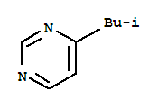 Pyrimidine, 4-isobutyl- (6ci) Structure,98489-37-3Structure