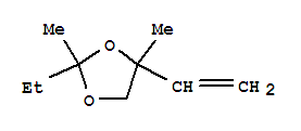 1,3-Dioxolane, 2-ethyl-2,4-dimethyl-4-vinyl-(6ci) Structure,99182-78-2Structure