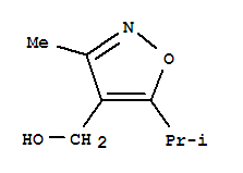 4-Isoxazolemethanol,3-methyl-5-(1-methylethyl)-(9ci) Structure,99299-08-8Structure